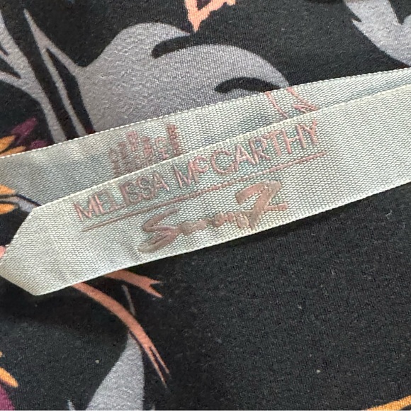 Melissa McCarthy Seven 7 High Low Tunic Shirt Long Sleeve Birds Size 2X Swallows - Picture 12 of 14